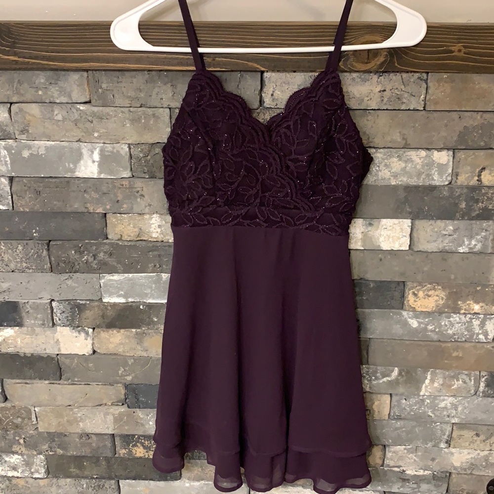 Xtraordinary Spaghetti Strap Chiffon Dress